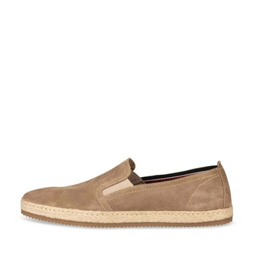 Espadrilles TAUPE DENIM SIDE LEATHER