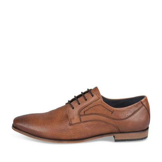 Derbies COGNAC B-BLAKE CUIR