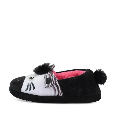 Slippers zebra BLACK LOVELY SKULL