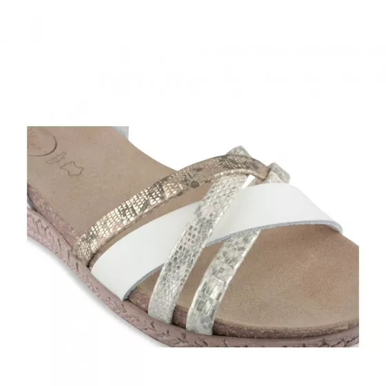 Sandals WHITE MEGIS CASUAL