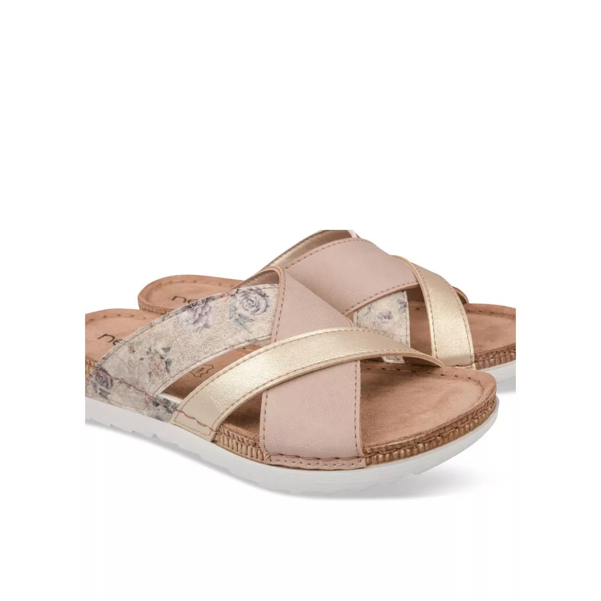 Mules hotsell beige femme