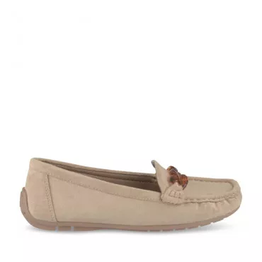 Moccasins TAUPE VIA DONNA