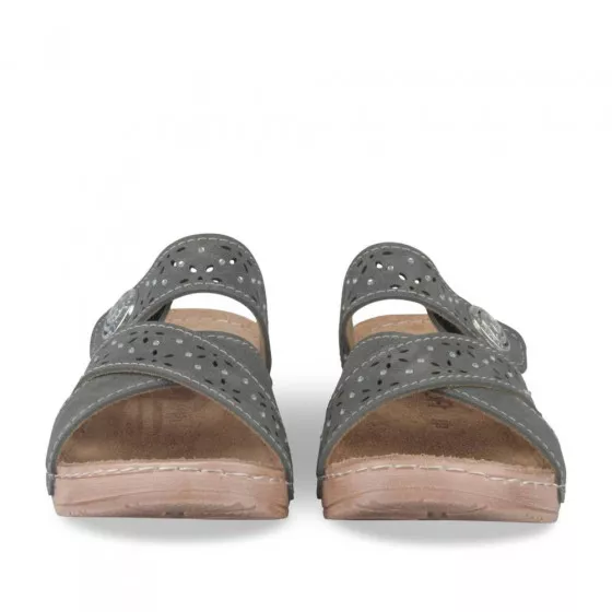 Mules GRIS NEOSOFT RELAX