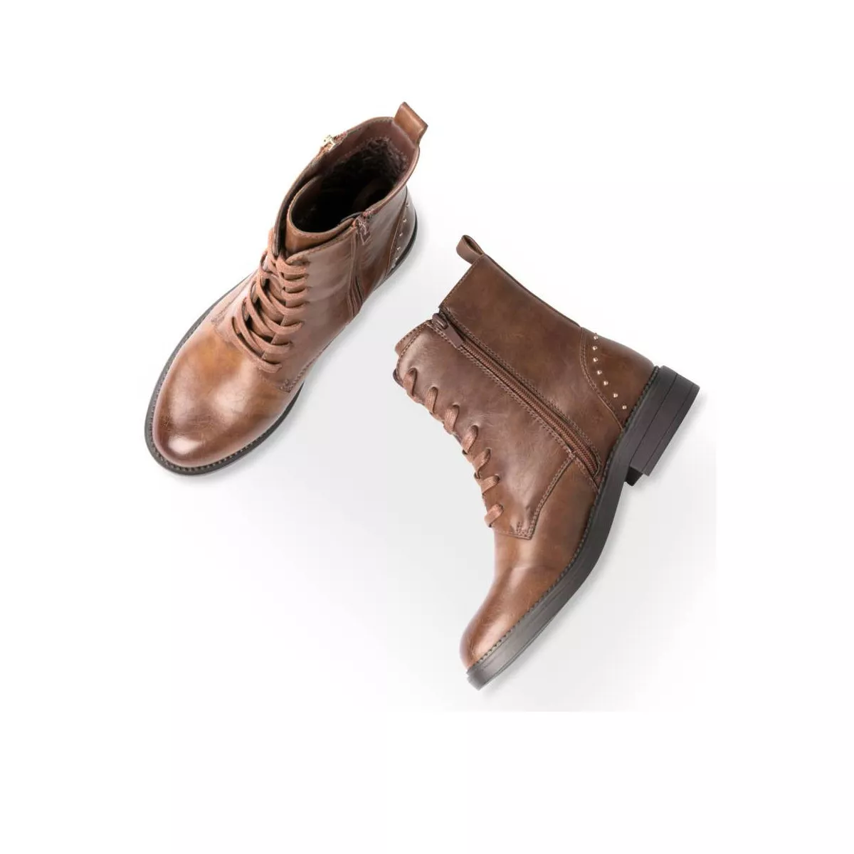 Bottines pier online one femme cognac
