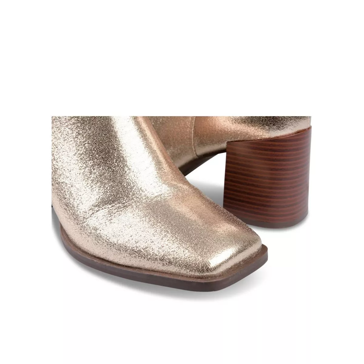 Bottines paillettes dorées clearance