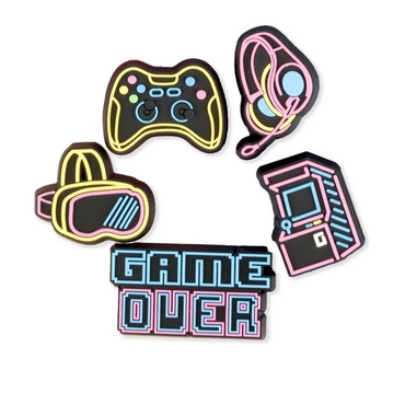 Breloques Jibbitz Lights Up Neon Gamer 