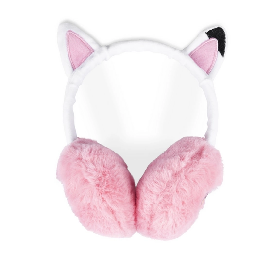 Earmuffs WHITE / PINK Girl