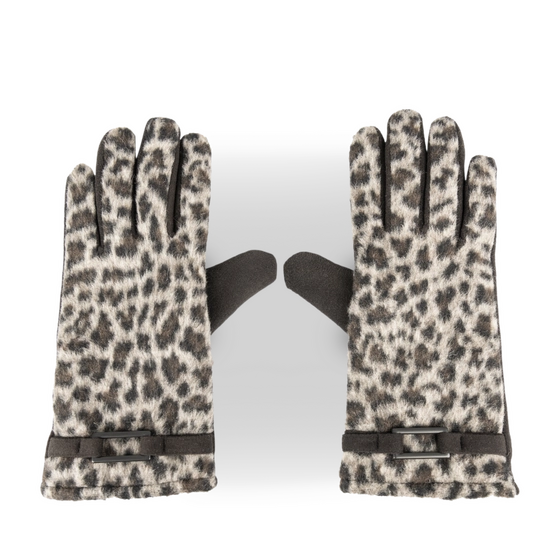 Gloves BLACK / BEIGE Woman