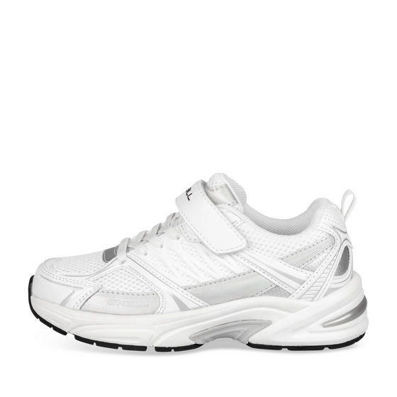 Baskets BLANC/ARGENT Fille