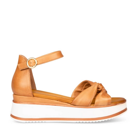 Sandals COGNAC Woman