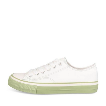 Baskets BLANC/VERT Femme