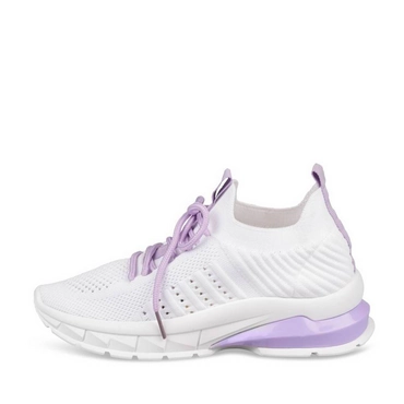 Baskets BLANC/LILAS Femme