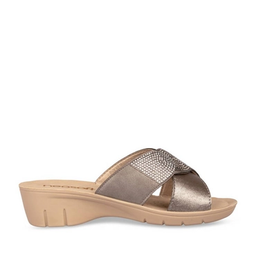 Mules BRONZE Femme