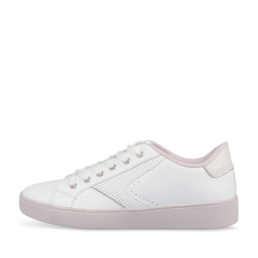 Baskets BLANC/ROSE Femme