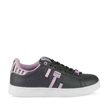 Baskets NOIR/ROSE Femme