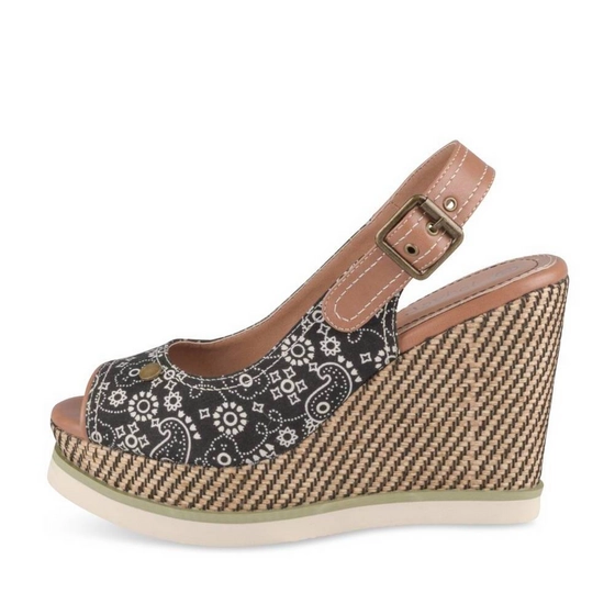 Sandales NOIR/BLANC Femme