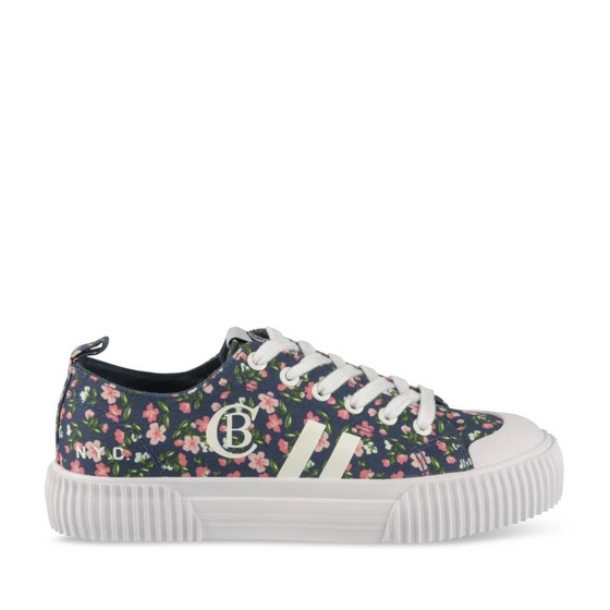 Baskets MARINE/ROSE Femme