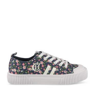 Baskets MARINE/ROSE Femme