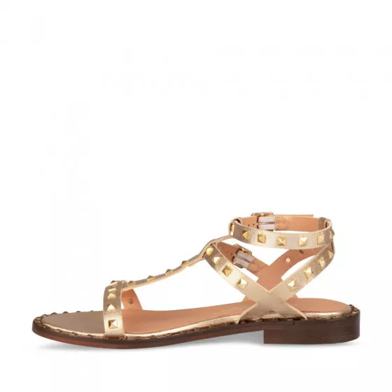 Sandals GOLD SINEQUANONE LEATHER