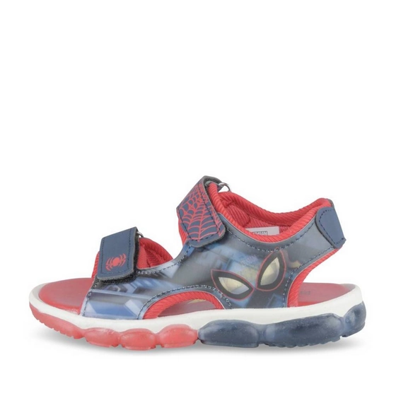 Sandales MARINE/ROUGE Garçon
