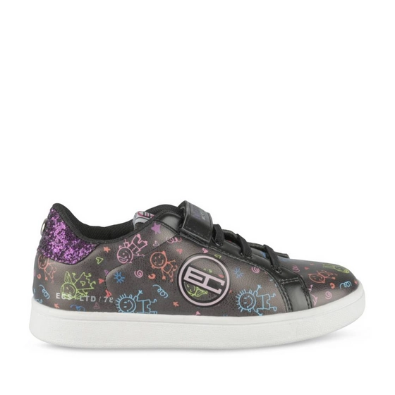 Baskets NOIR/MULTICO Fille