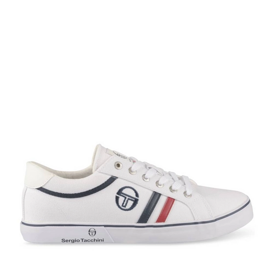 Baskets BLANC/MARINE Homme