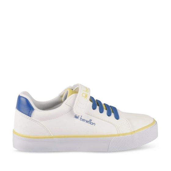 Baskets BLANC/BLEU Garçon