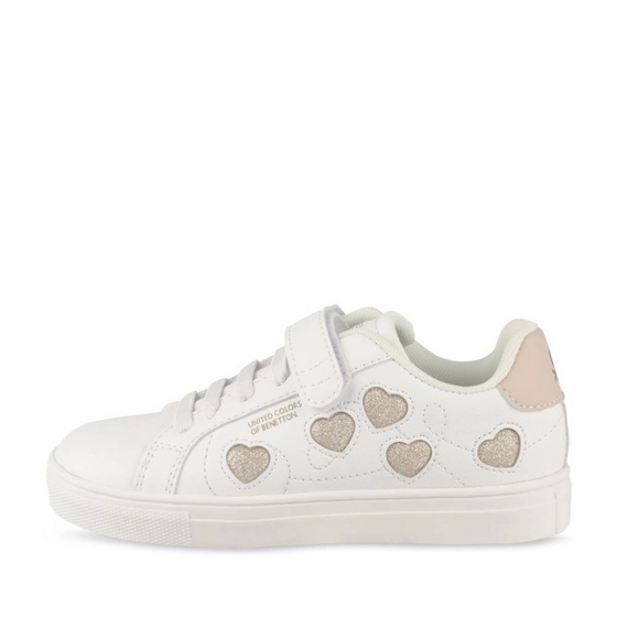 Baskets BLANC/OR Fille
