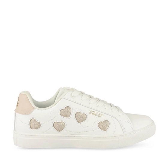 Baskets BLANC/OR Femme