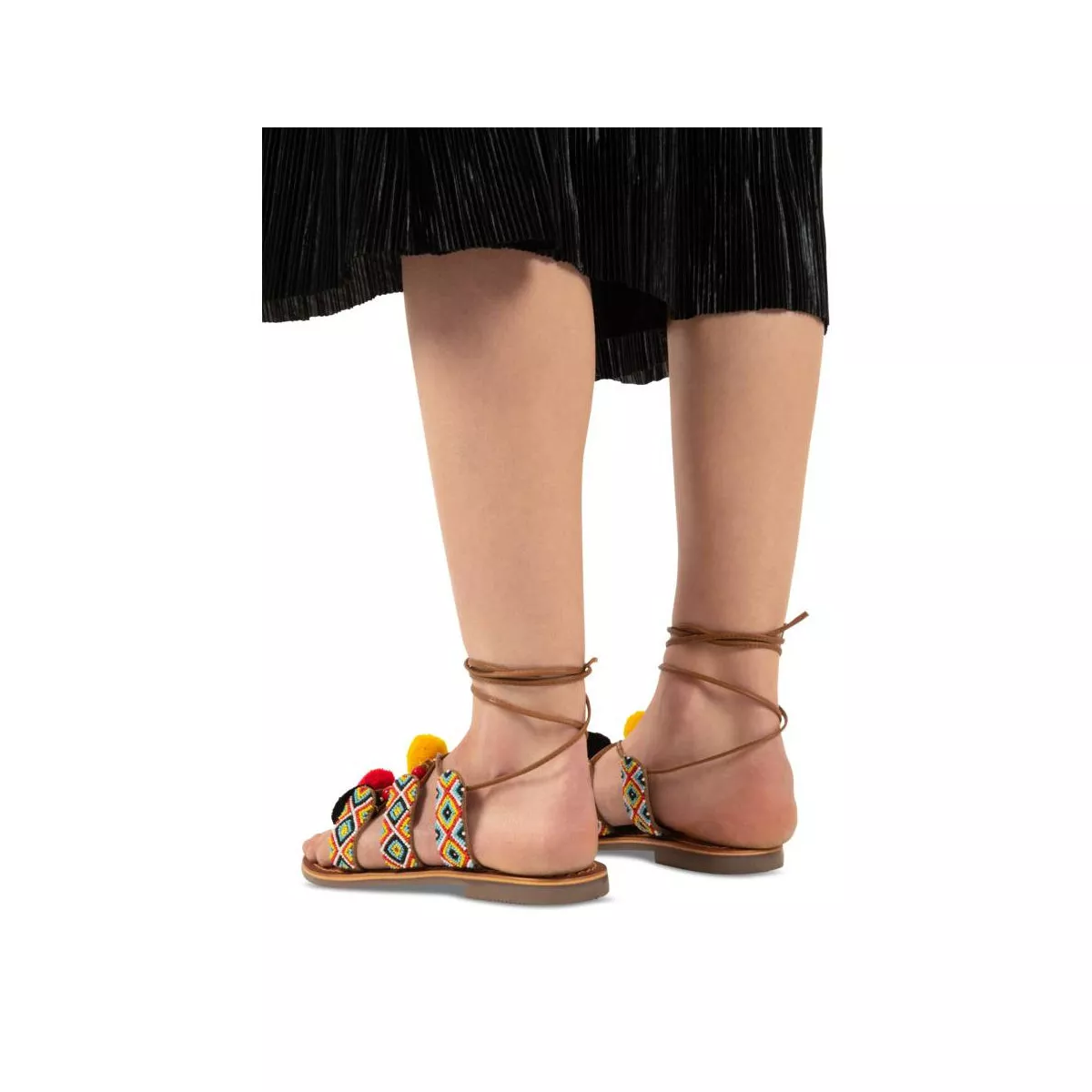 Sandales multicolores online