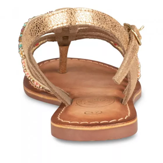 Sandals GOLD MEGIS CASUAL
