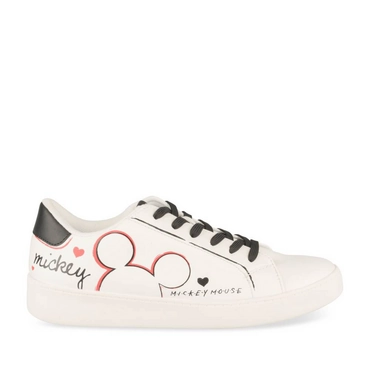 Baskets BLANC/NOIR Femme