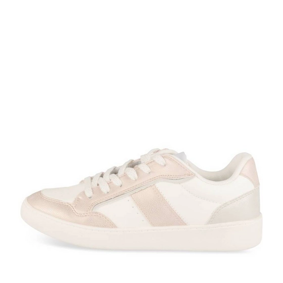 Baskets BLANC/ROSE Femme
