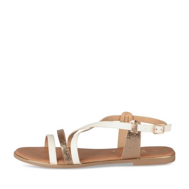 Sandales BLANC/OR Femme