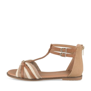 Sandales MARRON/BLANC Femme