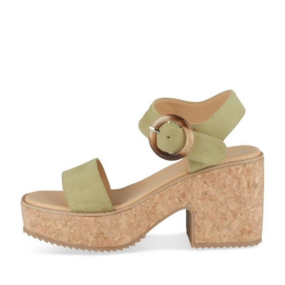 Sandals GREEN Woman