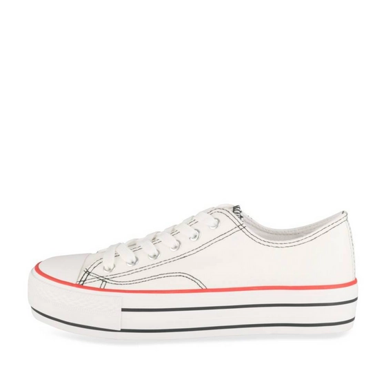 Baskets BLANC/NOIR Femme