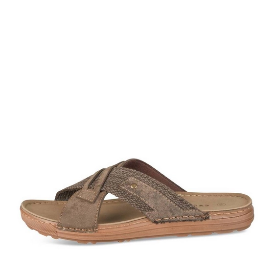 Mules MARRON Homme