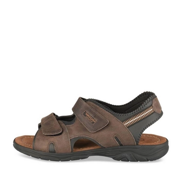 Sandals DARK BROWN Men