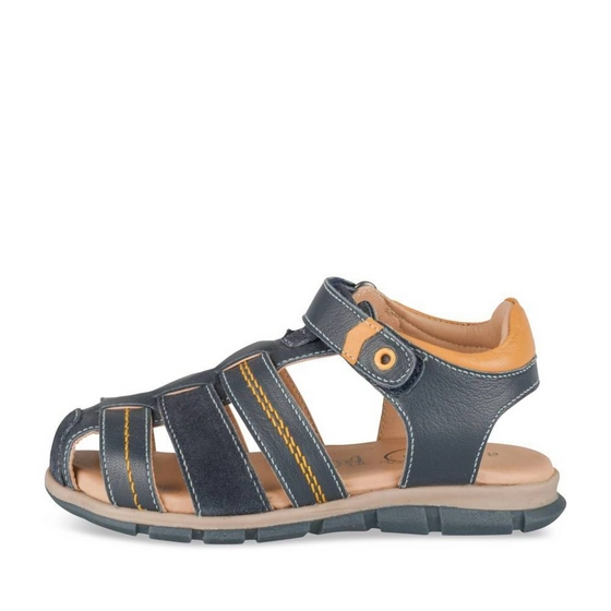 Sandales MARINE/JAUNE Garçon