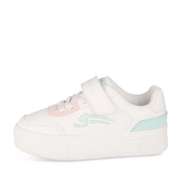 Baskets BLANC/ROSE Fille