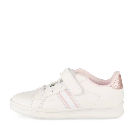 Baskets BLANC/ROSE Fille