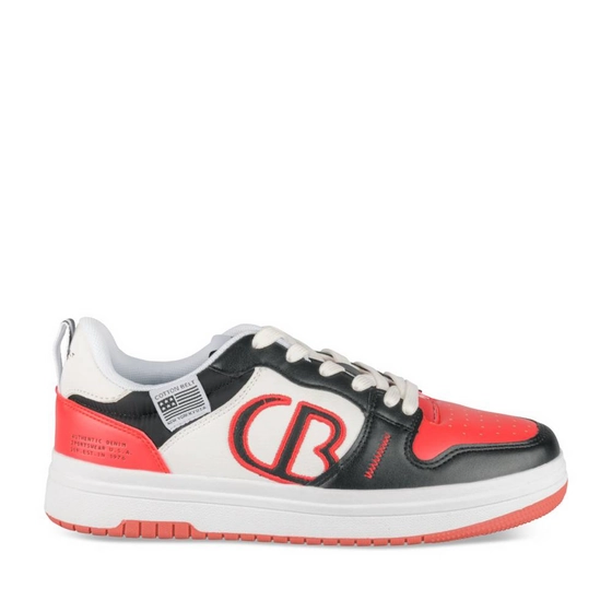 Baskets BLANC/ROUGE Femme