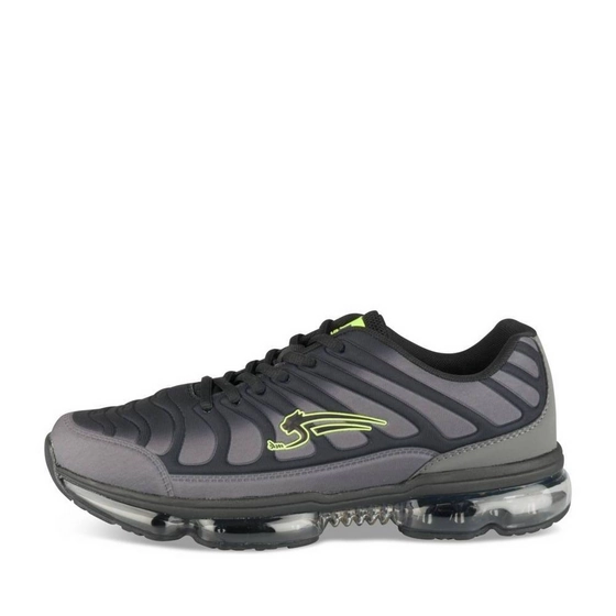 Baskets NOIR/KAKI Homme