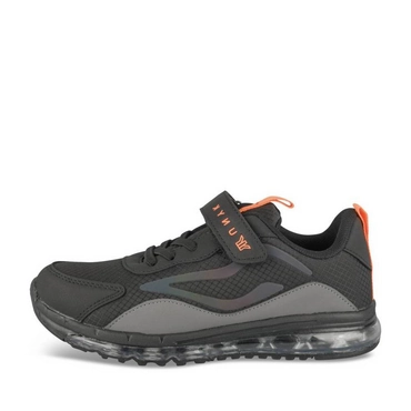 Baskets NOIR/ORANGE Garçon