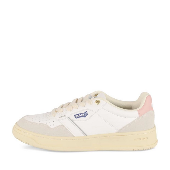 Baskets BLANC/ROSE Femme
