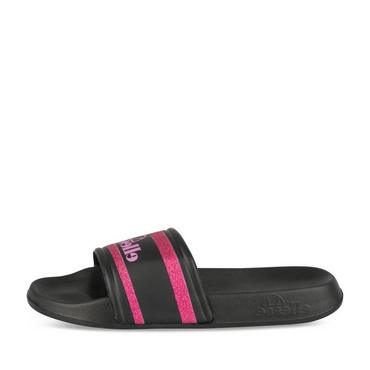 Claquettes NOIR/ROSE Fille