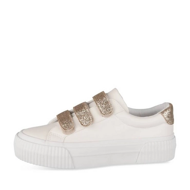 Baskets BLANC/OR Femme