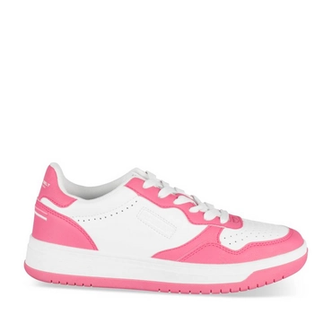 Baskets BLANC/ROSE Femme