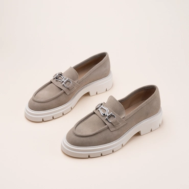 Mocassins TAUPE Femme